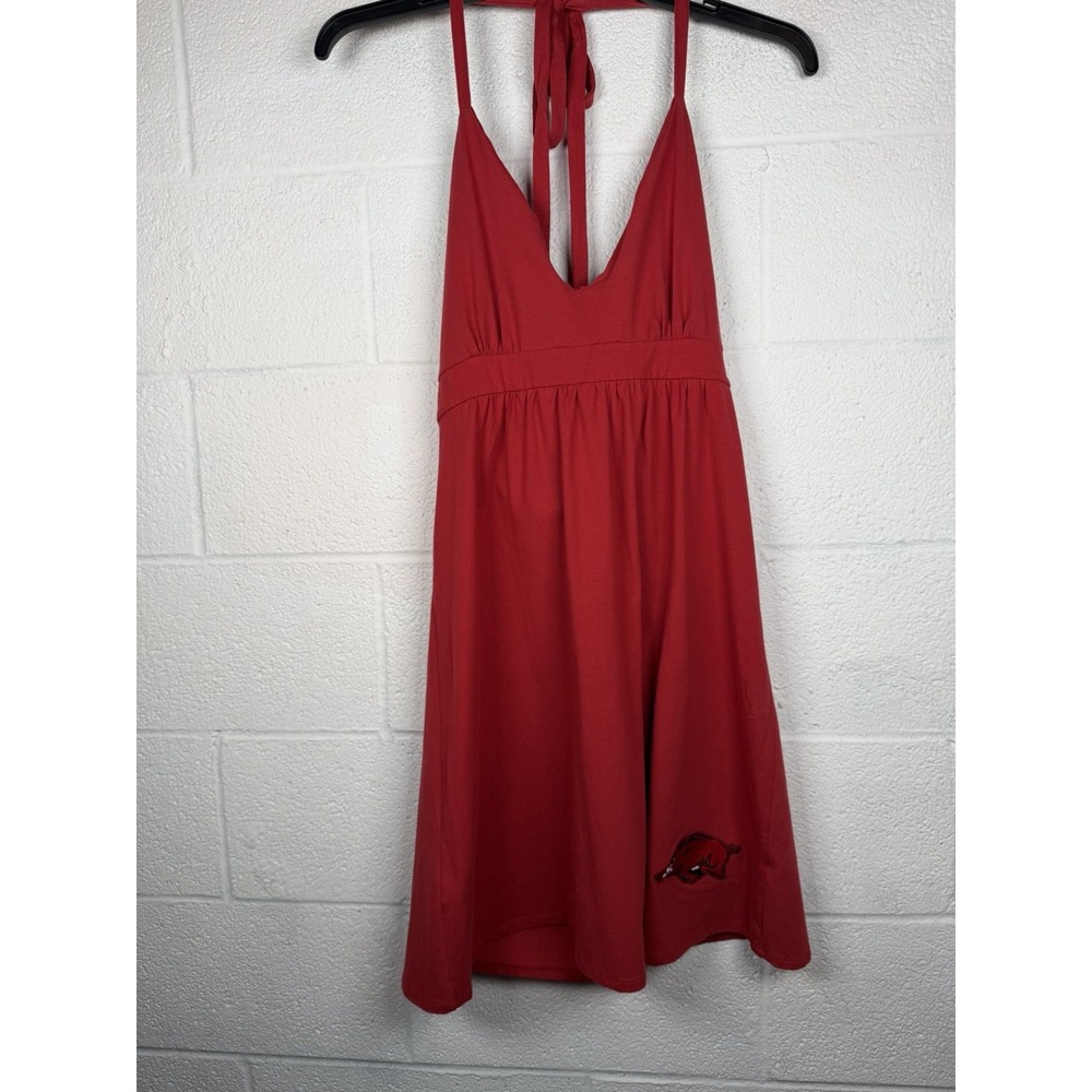Arkansas Razorbacks Women's Halter Dress Large Red MyU Apparel NWT NCAA